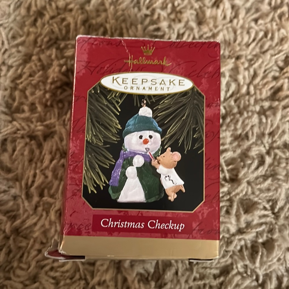 Hallmark keepsake Christmas Checkup ornament